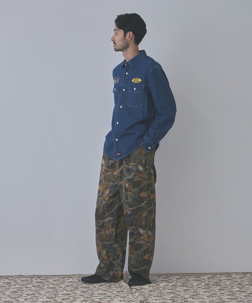 Dickies(ディッキーズ)の「【GENUINE Dickies/ジェニュインディッキーズ】ワッペンワークシャツ(シャツ/ブラウス・メンズ・ネイビー/ブルー/ホワイト系その他・L/XL/M)」の13枚目の写真