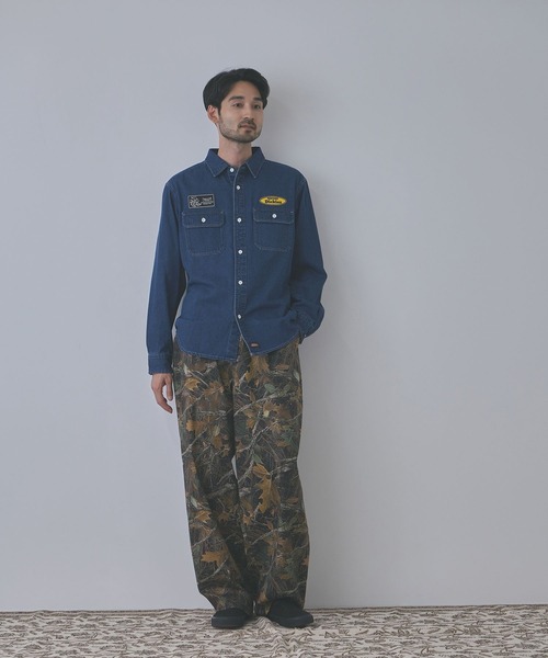 Dickies(ディッキーズ)の「【GENUINE Dickies/ジェニュインディッキーズ】ワッペンワークシャツ(シャツ/ブラウス・メンズ・ネイビー/ブルー/ホワイト系その他・L/XL/M)」の14枚目の写真