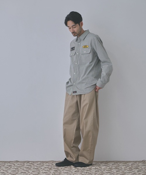 Dickies(ディッキーズ)の「【GENUINE Dickies/ジェニュインディッキーズ】ワッペンワークシャツ(シャツ/ブラウス・メンズ・ネイビー/ブルー/ホワイト系その他・L/XL/M)」の17枚目の写真