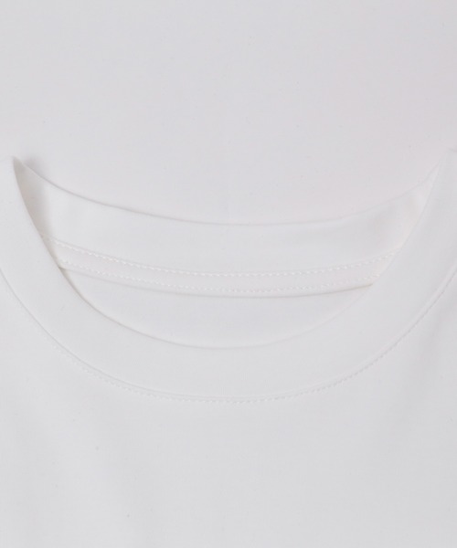 murea(ミュレア)の「2段フリルチュールオープンショルダーカットソー(Tシャツ/カットソー・レディース・ホワイト/ブラック・FREE)」の4枚目の写真