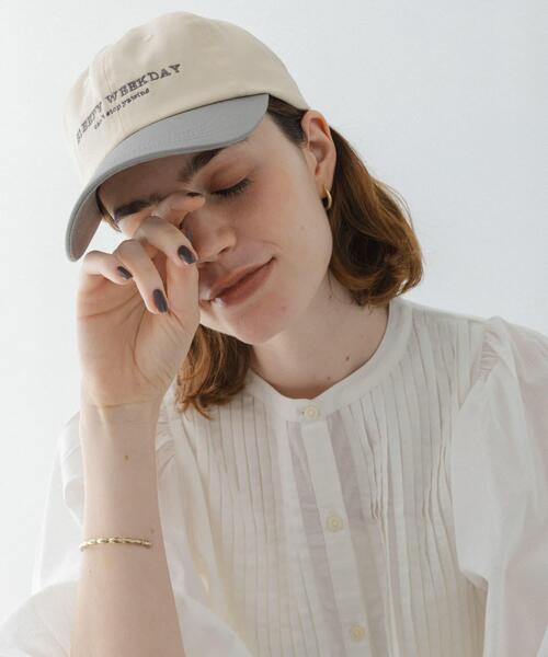 URBAN RESEARCH Sonny Label（アーバンリサーチサニーレーベル）の「SLEEPY WEEKDAY CAP（キャップ・レディース・ボルドー/グレー/アイボリー・ONE）」の5枚目の写真