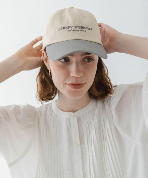 URBAN RESEARCH Sonny Label（アーバンリサーチサニーレーベル）の「SLEEPY WEEKDAY CAP（キャップ・レディース・ボルドー/グレー/アイボリー・ONE）」の6枚目の写真