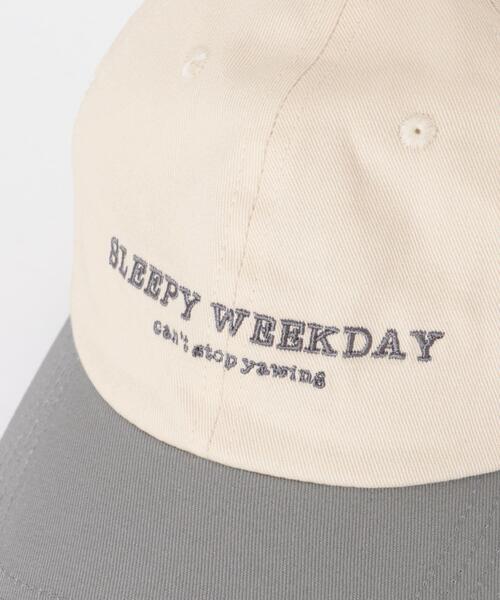 URBAN RESEARCH Sonny Label（アーバンリサーチサニーレーベル）の「SLEEPY WEEKDAY CAP（キャップ・レディース・ボルドー/グレー/アイボリー・ONE）」の9枚目の写真