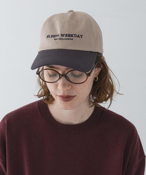 URBAN RESEARCH Sonny Label（アーバンリサーチサニーレーベル）の「SLEEPY WEEKDAY CAP（キャップ・レディース・ボルドー/グレー/アイボリー・ONE）」の10枚目の写真