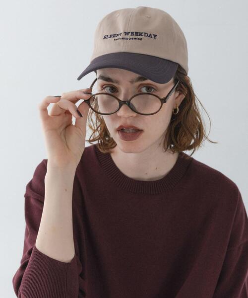 URBAN RESEARCH Sonny Label（アーバンリサーチサニーレーベル）の「SLEEPY WEEKDAY CAP（キャップ・レディース・ボルドー/グレー/アイボリー・ONE）」の12枚目の写真