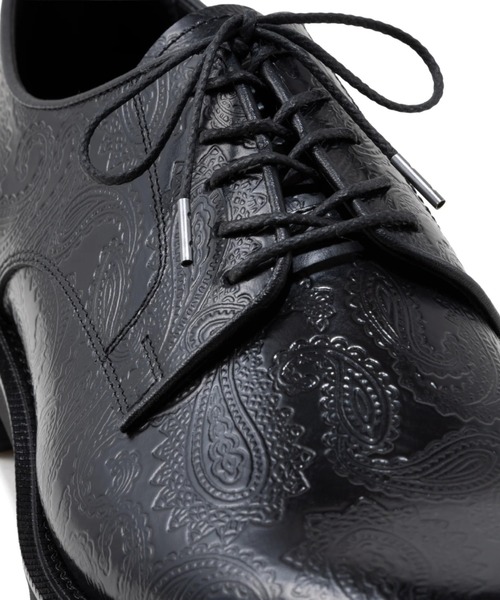 CONZ(コンズ)の「NEW CLASSIC PLAIN TOE BLACK PAISLEY(ドレスシューズ・メンズ・ブラック・27/26.5/26/25.5/25)」の6枚目の写真
