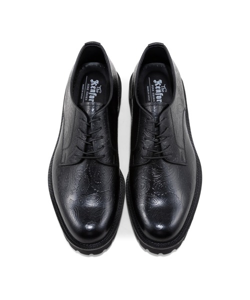 CONZ(コンズ)の「NEW CLASSIC PLAIN TOE BLACK PAISLEY(ドレスシューズ・メンズ・ブラック・27/26.5/26/25.5/25)」の7枚目の写真