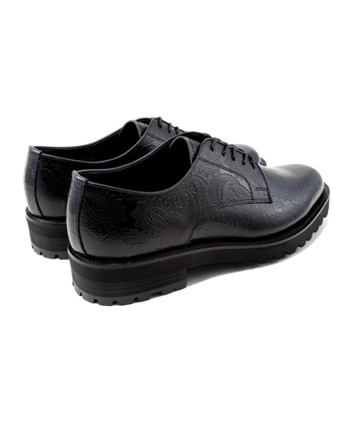 CONZ(コンズ)の「NEW CLASSIC PLAIN TOE BLACK PAISLEY(ドレスシューズ・メンズ・ブラック・27/26.5/26/25.5/25)」の8枚目の写真