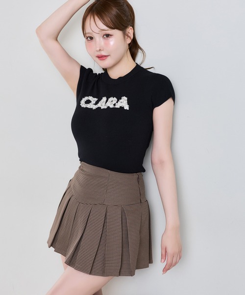 one after another NICE CLAUP(ワンアフターアナザーナイスクラップ)の「バックレースアッププリーツスカパン(スカート・レディース・ベージュ/グレー系その他/ブラウン系その他/ブラック・SMALL/MEDIUM)」の16枚目の写真