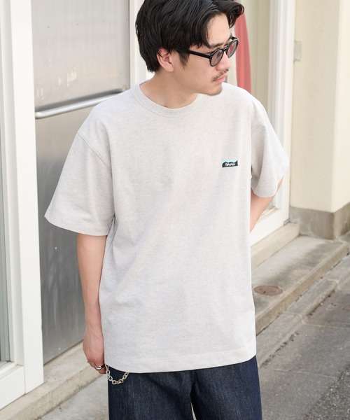 NANGA(ナンガ)の「【NANGA】ECO HYBRID BOX LOGO EMBROIDERY TEE NW2411-1G804(Tシャツ/カットソー・メンズ・ホワイト/アッシュグレー/ブラック・M/L/XL)」の3枚目の写真