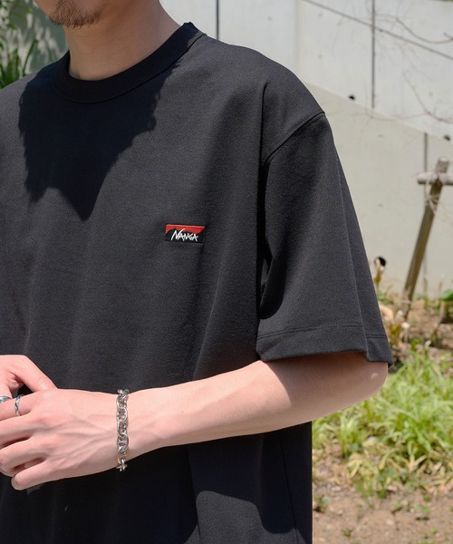 NANGA(ナンガ)の「【NANGA】ECO HYBRID BOX LOGO EMBROIDERY TEE NW2411-1G804(Tシャツ/カットソー・メンズ・ホワイト/アッシュグレー/ブラック・M/L/XL)」の12枚目の写真