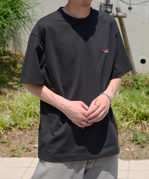 NANGA(ナンガ)の「【NANGA】ECO HYBRID BOX LOGO EMBROIDERY TEE NW2411-1G804(Tシャツ/カットソー・メンズ・ホワイト/アッシュグレー/ブラック・M/L/XL)」の14枚目の写真