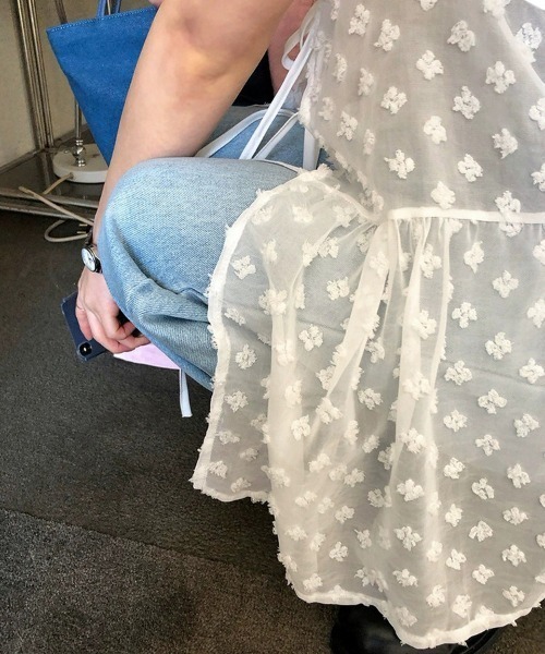 Vipoa(ヴィポア)の「Jacquard camisole bustier(キャミソール・レディース・ホワイト/ブラック・FREE)」の19枚目の写真