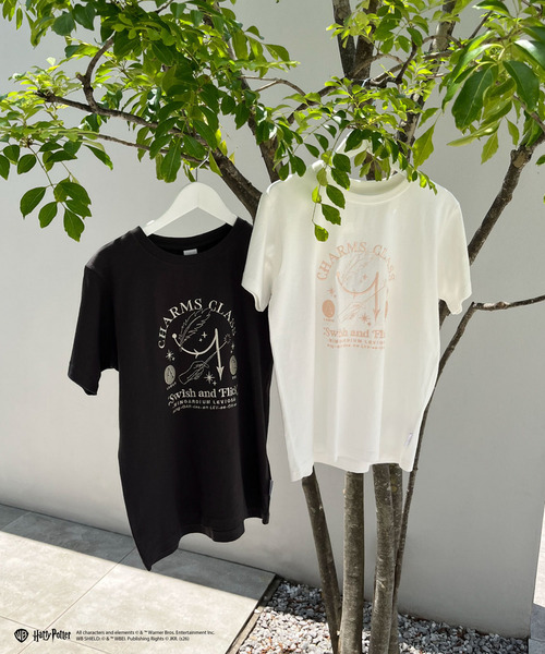 my twilight(マイトワイライト)の「【Harry Potter】呪文学 刺繍 Tシャツ(Tシャツ/カットソー・レディース・ブラック/オフホワイト・FREE)」の17枚目の写真