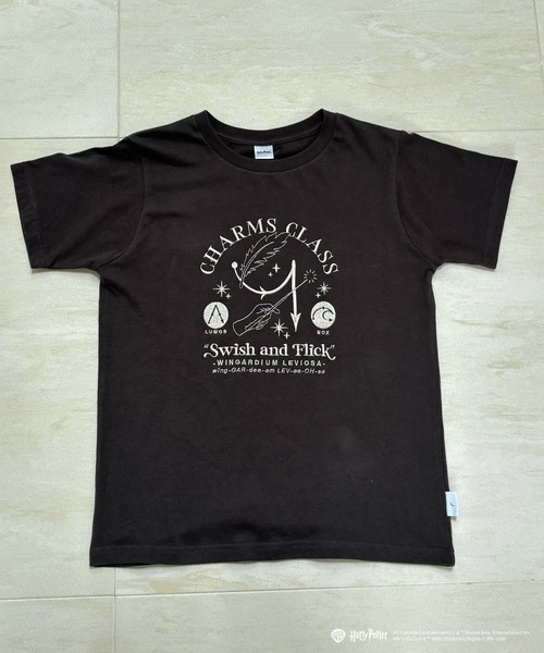 my twilight(マイトワイライト)の「【Harry Potter】呪文学 刺繍 Tシャツ(Tシャツ/カットソー・レディース・ブラック/オフホワイト・FREE)」の15枚目の写真