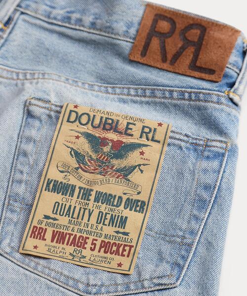 RRL(ダブル アール エル)の「ヴィンテージ 5ポケット ブリッジビュー ジーンズ(デニムパンツ・メンズ・ブルー・29/30/30/30/31/30/32/30/36/32/38/32/28/30/30/32/32/32/31/32/33/32/34/32/40/32)」の5枚目の写真