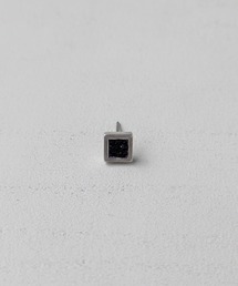 and cloud（アンドクラウド）の「Deep Sea Blue Sqare Pierce/Single（ピアス（片耳用））」
