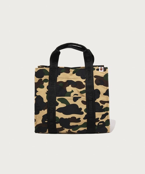 A BATHING APE（アベイシングエイプ）の「1ST CAMO SLIDING TOTE BAG TRAVEL（ショルダーバッグ・メンズ・イエロー/グリーン・FREE）」の4枚目の写真