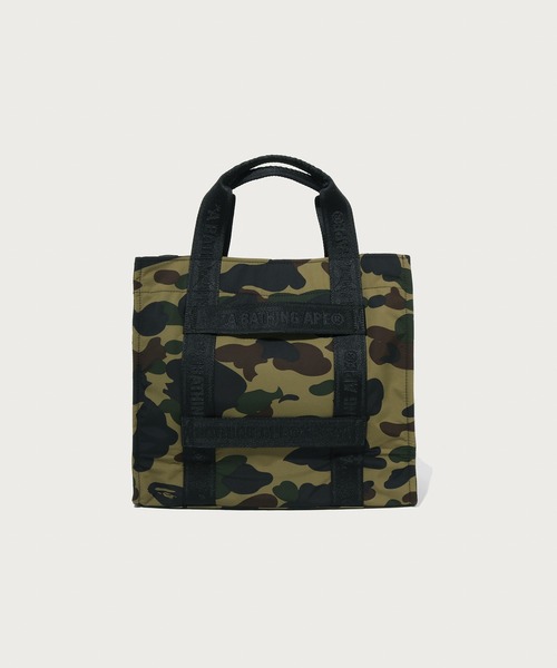 A BATHING APE（アベイシングエイプ）の「1ST CAMO SLIDING TOTE BAG TRAVEL（ショルダーバッグ・メンズ・イエロー/グリーン・FREE）」の5枚目の写真