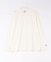 【JEMORGAN / ジェイモーガン】ピグメント ヘンリーネック ロングスリーブTシャツ