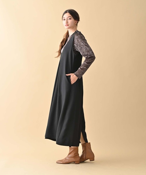 RAW FUDGE（ローファッジ）の「シアーモールメッシュプルオーバー（ニット/セーター・レディース・グレイッシュベージュ/ネイビー/ブラウン・M）」の8枚目の写真