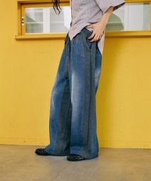3Dドロップデニムパンツ [NKJ 2026AW]（デニムパンツ）｜niko and