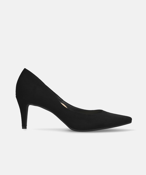 MAMIAN(マミアン)の「iCoN COLORS / ポインテッドトゥ スエード パンプス (7.0cmヒール)(パンプス・レディース・レオパード/チャコールグレー/グレイッシュベージュ/ブラック・23.0cm/24.5cm/24.0cm/23.5cm/22.5cm/25.0cm)」の11枚目の写真