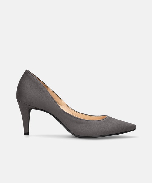 MAMIAN(マミアン)の「iCoN COLORS / ポインテッドトゥ スエード パンプス (7.0cmヒール)(パンプス・レディース・レオパード/チャコールグレー/グレイッシュベージュ/ブラック・23.0cm/24.5cm/24.0cm/23.5cm/22.5cm/25.0cm)」の17枚目の写真