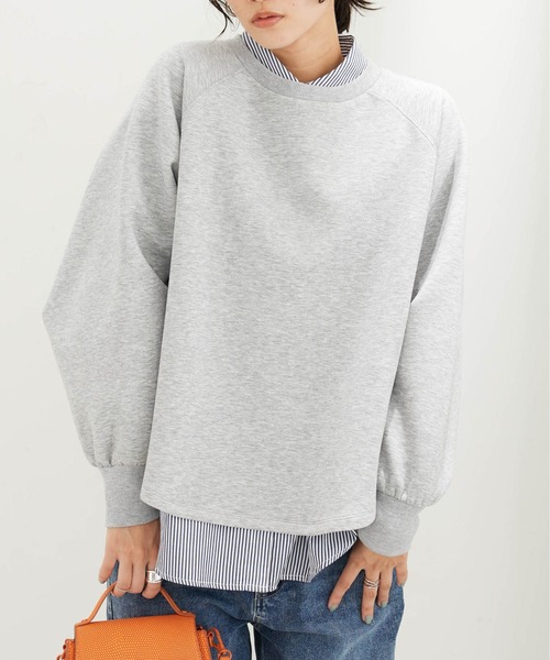 BELLUNA PLUS（ベルーナ）の「イージーケアが嬉しい！ストライプシャツ（シャツ/ブラウス・レディース・ネイビー系・X-LARGE/LARGE/MEDIUM）」の11枚目の写真