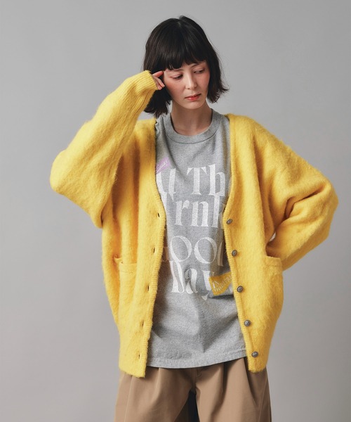 AT THE TRNK（アットザトランク）の「GOODDAYロゴ プリント Ｔシャツ AT THE TRNK（Tシャツ/カットソー・レディース・ホワイト/ブラック/グレー/クリーム・M/L）」の22枚目の写真