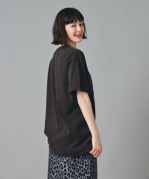 AT THE TRNK（アットザトランク）の「GOODDAYロゴ プリント Ｔシャツ AT THE TRNK（Tシャツ/カットソー・レディース・ホワイト/ブラック/グレー/クリーム・M/L）」の12枚目の写真