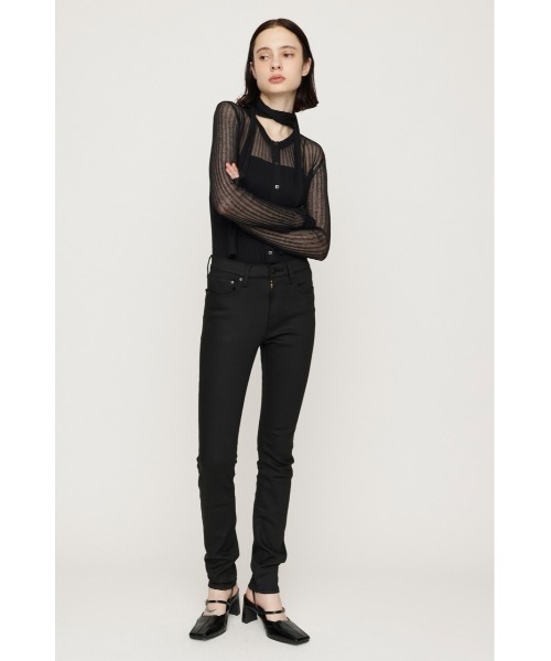 SLY（スライ）の「CALL BLACK SLIM PT コールブラックスリムパンツ 秋服 冬服 デニム スキニー（デニムパンツ・レディース・ブラック・2/1/0）」の3枚目の写真