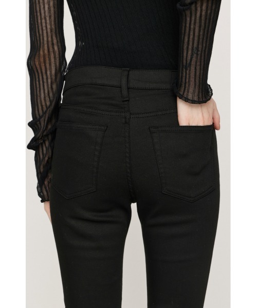 SLY（スライ）の「CALL BLACK SLIM PT コールブラックスリムパンツ 秋服 冬服 デニム スキニー（デニムパンツ・レディース・ブラック・2/1/0）」の10枚目の写真