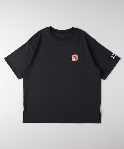 Right-on(ライトオン)の「《体型カバー》ネコバッグプリントTシャツ(Tシャツ/カットソー・レディース・チャコールグレー/ライトグレー/オフホワイト・05/04)」の16枚目の写真