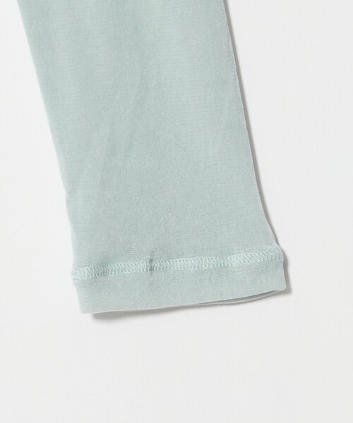 BEAUTY&YOUTH UNITED ARROWS（ビューティーアンドユースユナイテッドアローズ）の「フロッキーチュール ヘンリーネック カットソー（Tシャツ/カットソー・レディース・ダークグレー/オフホワイト/ライム・FREE）」の7枚目の写真