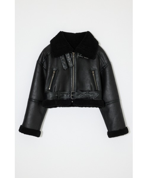 MOUSSY(マウジー)の「【26年AW新作】B-3 DUAL FLIGHT ジャケット(ミリタリージャケット・レディース・ブラック/ブラウン・1/2)」の3枚目の写真