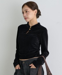 チャイナシアーロングTシャツ