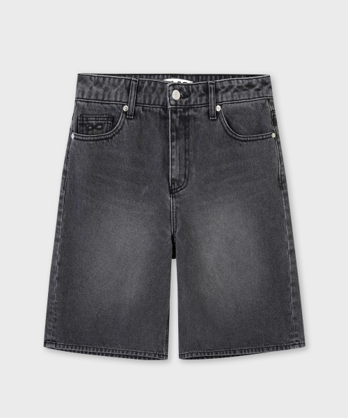 PLAC WOMEN（プレイス・ウィメン）の「ワイドバミューダデニムパンツグレー（デニムパンツ・レディース・グレー・SMALL/MEDIUM/LARGE）」の4枚目の写真
