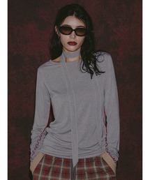 TIE WITH PIPING LS TOP