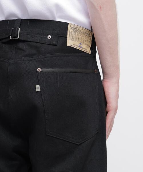 AVIREX（アヴィレックス）の「HERITAGE DENIM PANTS Type-1 ”BLACK” / ヘリテージ デニム パンツ 1st ブラック / AVIREX / アヴィレックス（デニムパンツ・メンズ・ブラック・36/34/32/38/30）」の4枚目の写真