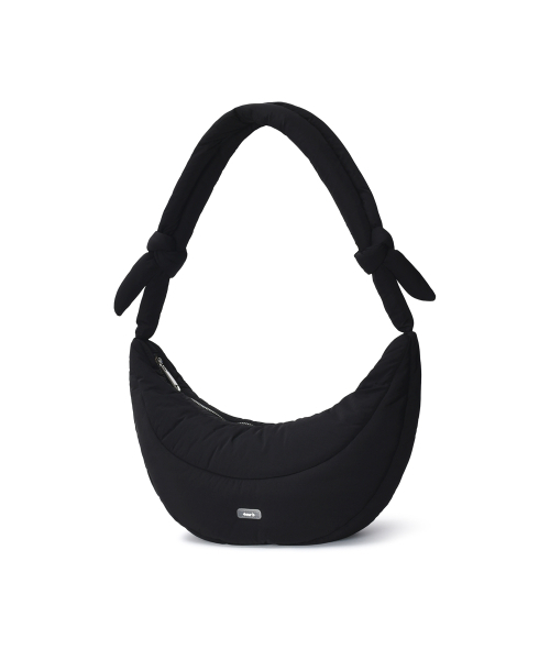 4OUR B(サビ)の「Bent Lip Bag (4colors)(メッセンジャーバッグ・レディース・ブラック/チョコ/アイボリー/ベージュ・FREE)」の8枚目の写真