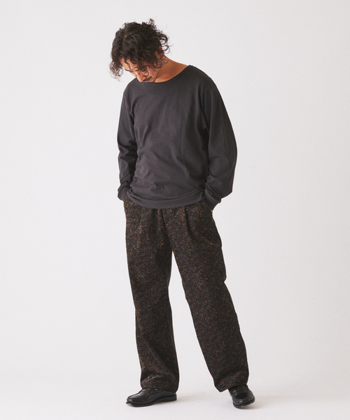 JOURNAL STANDARD relume(ジャーナルスタンダード レリューム)の「ヴァリアス ガーメントダイ ロンT(Tシャツ/カットソー・メンズ・バーガンディー/ブラック/ダークブルー/ホワイト系その他/オリーブ/グレー・MEDIUM/LARGE)」の7枚目の写真