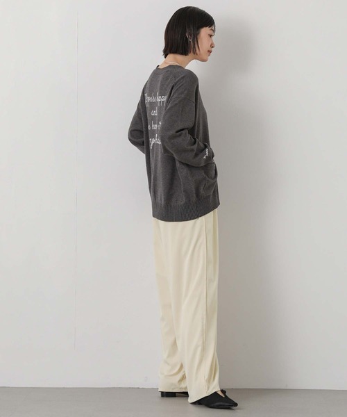 Gready Brilliant（グレディブリリアン）の「イージーセミワイド（その他パンツ・レディース・アイボリー/キャメル・38）」の18枚目の写真