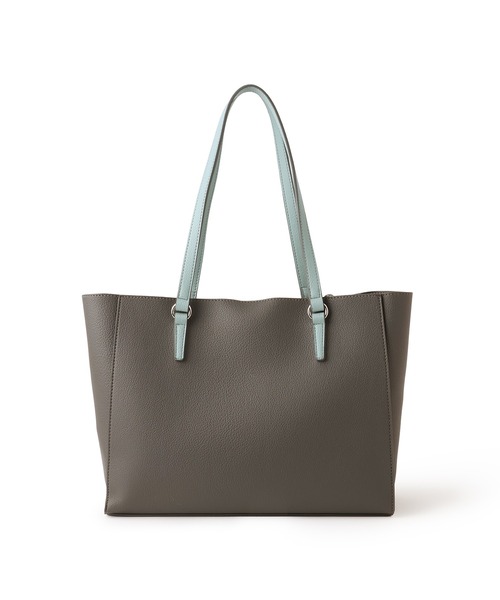 ROPE' PICNIC(ロペピクニック)の「チャーム付き A4サイズ トートバッグ / 軽量・ 2WAY ・ A4対応(ビジネスバッグ・レディース・キナリ/グレー/ブラック・FREE)」の6枚目の写真