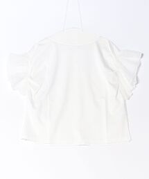 Jines（ジネス）の「コットンシルケット天竺前後2wayトップス（シャツ/ブラウス）」