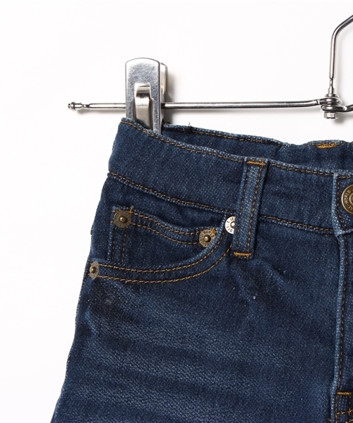 CHUBBYGANG（チャビーギャング）の「ストレッチデニム　スキニーハーフパンツ（デニムパンツ・キッズ・インディゴブルー・100/120/110/130）」の6枚目の写真