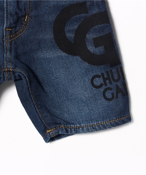 CHUBBYGANG（チャビーギャング）の「ストレッチデニム　スキニーハーフパンツ（デニムパンツ・キッズ・インディゴブルー・100/120/110/130）」の8枚目の写真