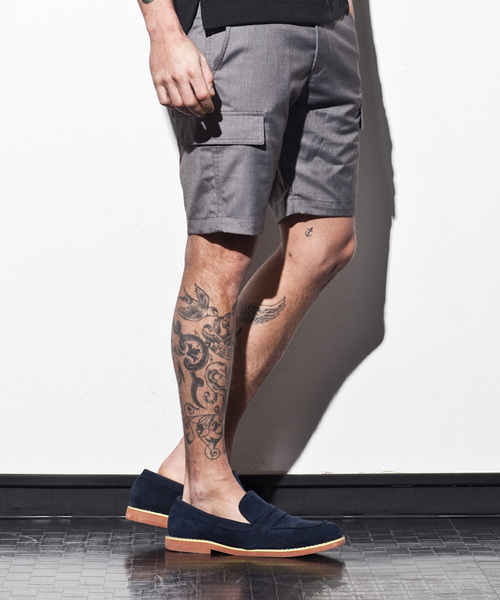 AKM Contemporary（エイケイエムコンテンポラリー）の「ショートカーゴパンツ（カーゴパンツ・メンズ・ネイビー/ブラック/グレー・MEDIUM/SMALL/LARGE）」の17枚目の写真