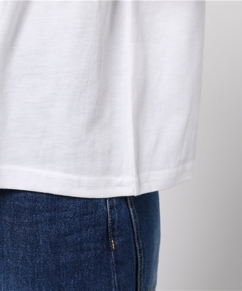 VENCEEXCHANGE(ヴァンスエクスチェンジ)の「ノースリーブ2タックVネックプルオーバー (Tシャツ/カットソー・レディース・オフホワイト/ダークグリーン/ブラック・MEDIUM)」の9枚目の写真