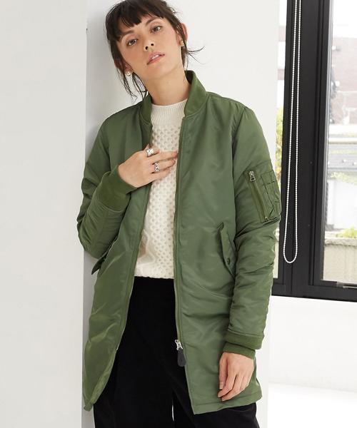 【美品】別注アルファ×モンキータイムalpha ma-1 定番のモスグリーン ALPHA（アルファ）の「＜ALPHA × monkey time＞ MA-1 stch/ブルゾン